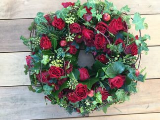 Classic rose wreath
