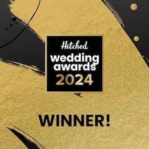 Hitched wedding awards 2024. Winner.