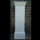 3 foot tall white plinth