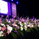 Stage flowers at Brighton Dome and Corn Exchange 2014.