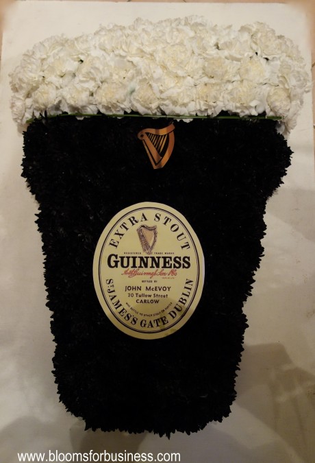 Guinness glass tribute