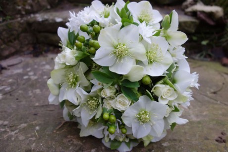 Spring wedding bouquet