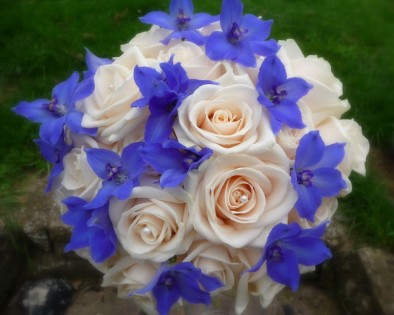 Classic domed hand tied bridal bouquet