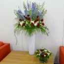 Large vase arrangement- corporate event summer 2012