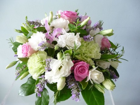 Posy of scented summer flowers
