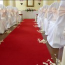 Wedding ceremony aisle