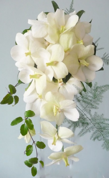 White ‘shower’ bouquet