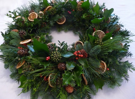 Christmas Wreath by In Bloom Brighton.